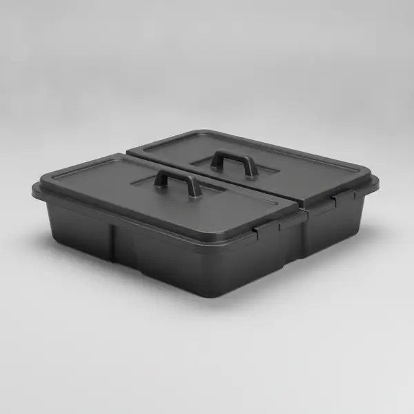 REMOVABLE SPLIT LID FOR TOTER 1 CU YD TILT TRUCK