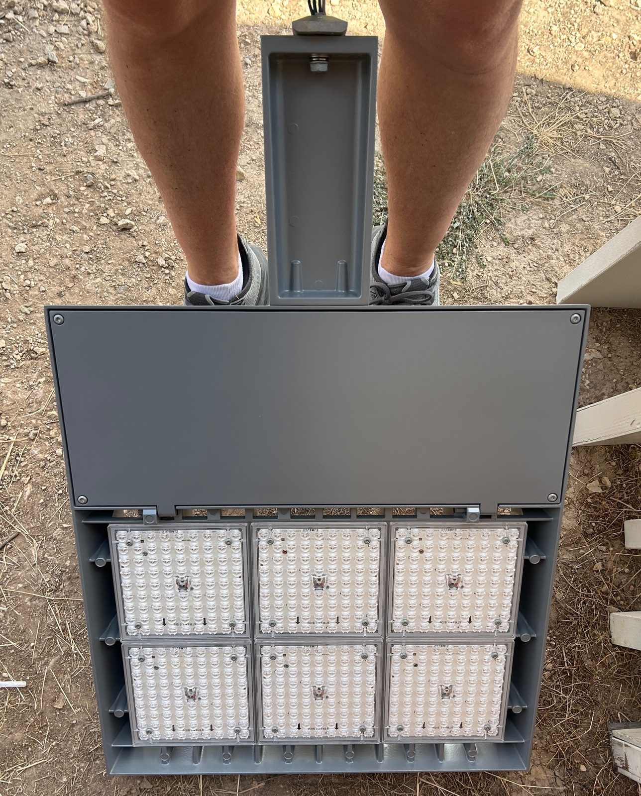 Hubbell LED Parking lot lights - Current