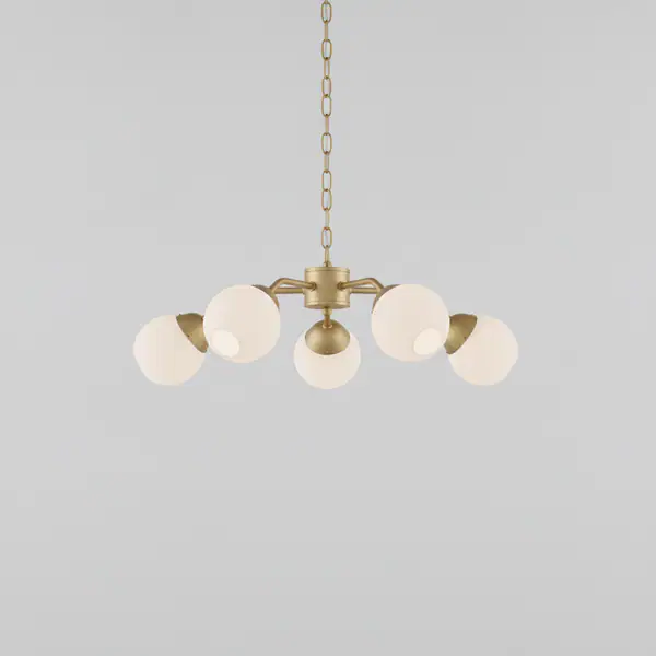 Nombridge Collection 24 in. 4-Light Brushed Gold Chandelier