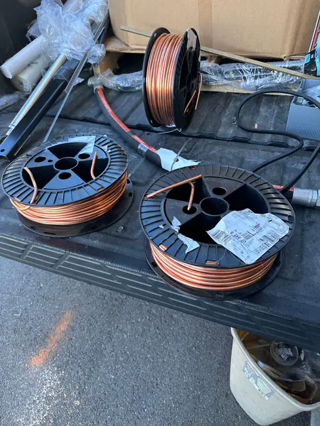 2 AWG Solid Bare Copper Roll 125'