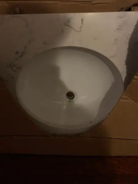 (REMODEL?) Great Deal! High Quality Dark Grey Granite Slabs, matching droors and High Quality Marble Sink