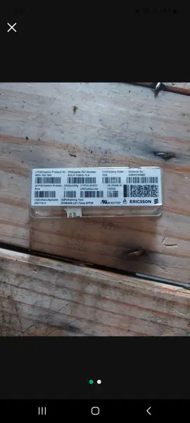 Ericsson SFP's