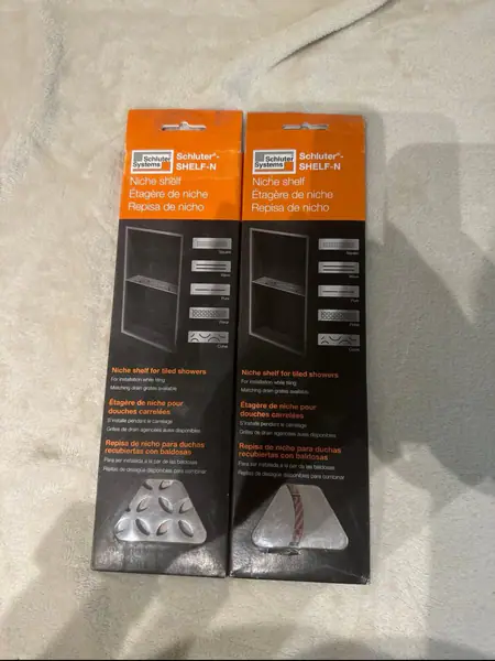 Kerdi shluter niche shelves 
