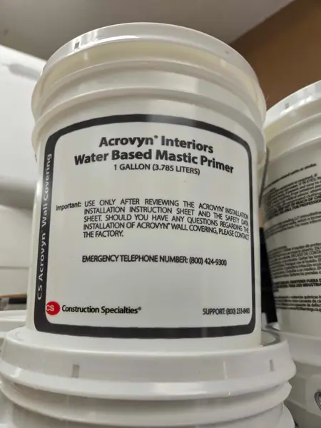 Acrovyn Interiors water based mastic primer