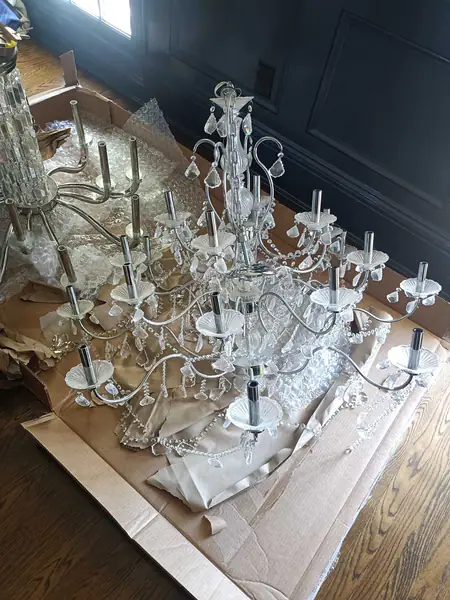 Very nice chandeliers 