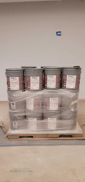 Wood flooring glue and rubber padding