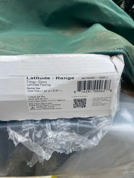 Laminate flooring 