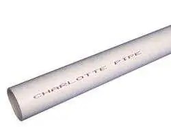 Charlotte Schedule 40 PVC pressure pipe 1.5 inch x 10' and t fittings 
