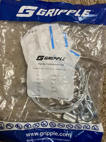 Gripple hangers 
