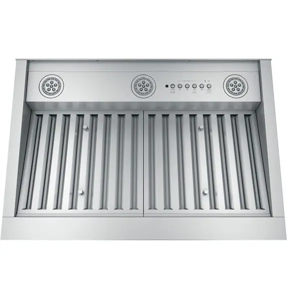 GE 30” Smart Designer Range Hood Insert w/ Dimmable LED Lighting