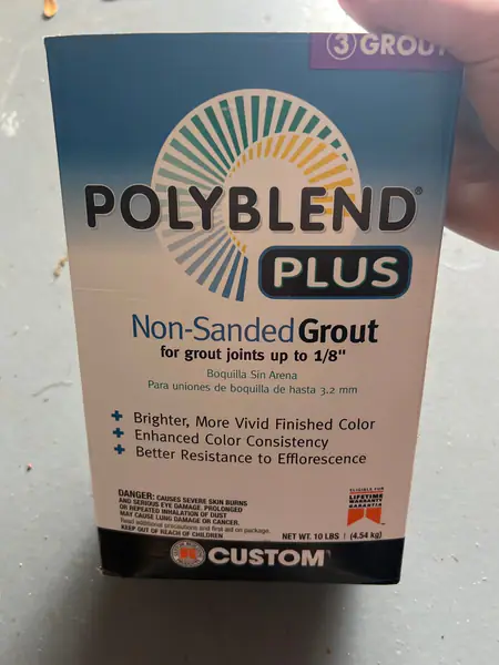Polyblend Plus Unsanded Grout
