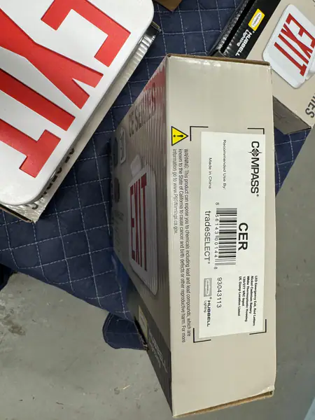Hubbel Emergency Exit light