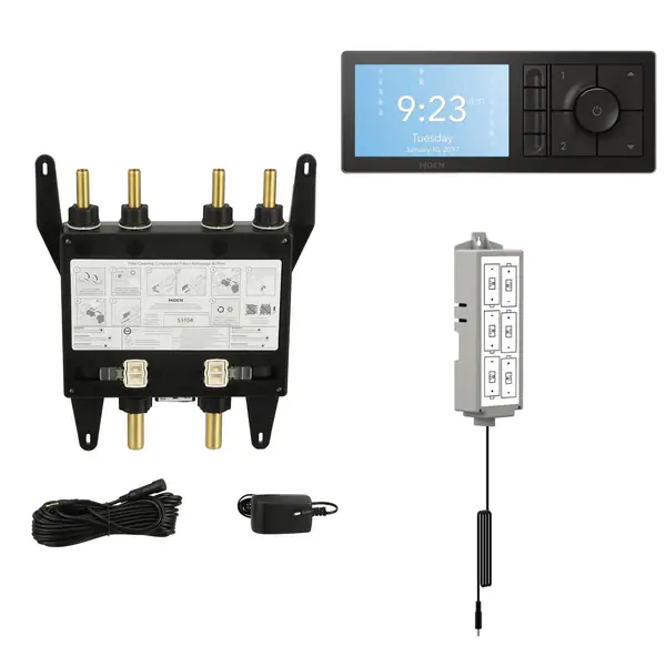 Moen 4 Outlet Shower Valve, Controller, and Battery