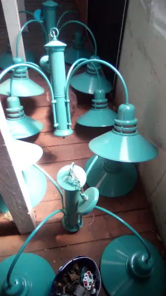 Luminare 4 light drop fixture 