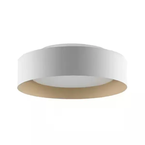 ✨ Bromi Design Lynch B4106WBG Flush Mount Ceiling Light – White & Beige – Brand New (5 Available)