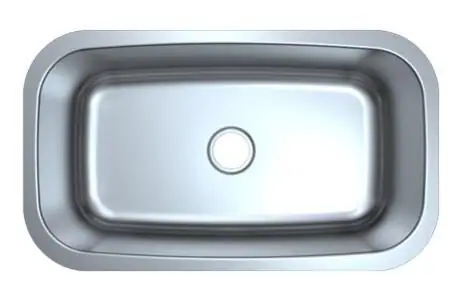 SINGLE BOWL STAINLESS STEEL KITCHEN SINK 
