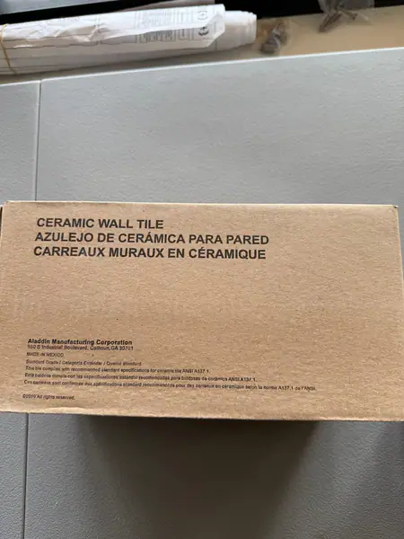 Artcrafted Coconut 3 in. x 12 in. Glazed Ceramic Wall Tile (10.12 sq. ft./case)

Baldosa de pared de cerámica vidriada Artcrafted Coconut de 3 x 12 pulgadas (10.12 pies cuadrados por caja).