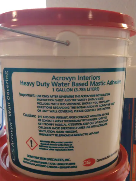 Acrovyn Adhesive/Primer 