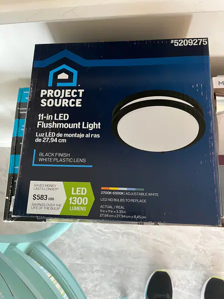 11” dia LED flushmount lights