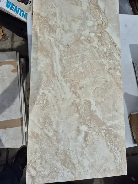 32 Beige Ceramic Tiles 12"x24"