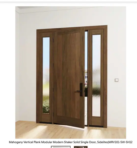 Custom Mahogany Door