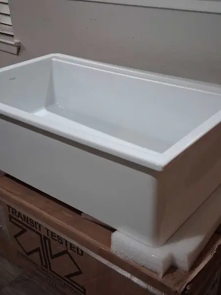 33" × 28" Ceramic Kitchen sink