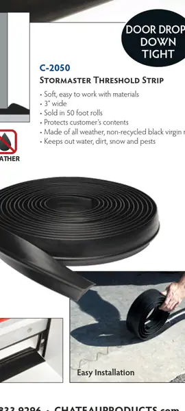 CHATEAU C-2050 Stormaster Threshold Strip