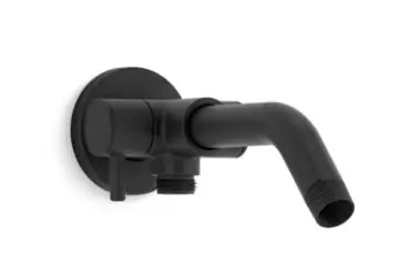 New Kohler K-76331-BL Showerarm with 2-Way Diverter, Matt black