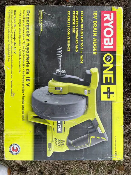 Ryobi Drain auger 