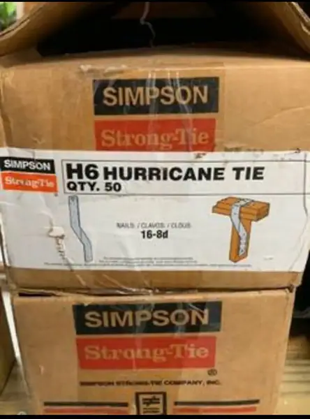 NEW Simpson Strong-Tie Hurricane ties H6 