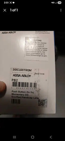 2 in push button 