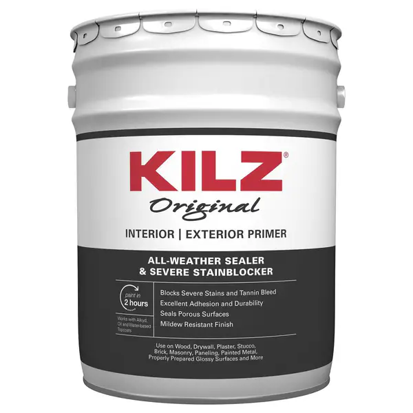 3 5 gallon buckets of killz primer