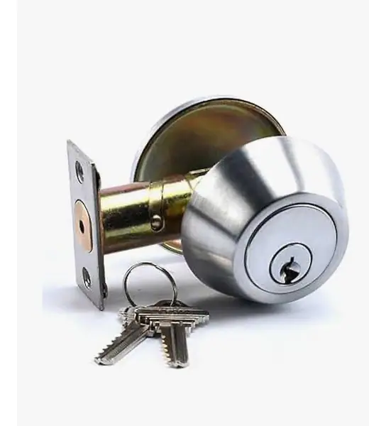 One side deadbolt w/outside closer