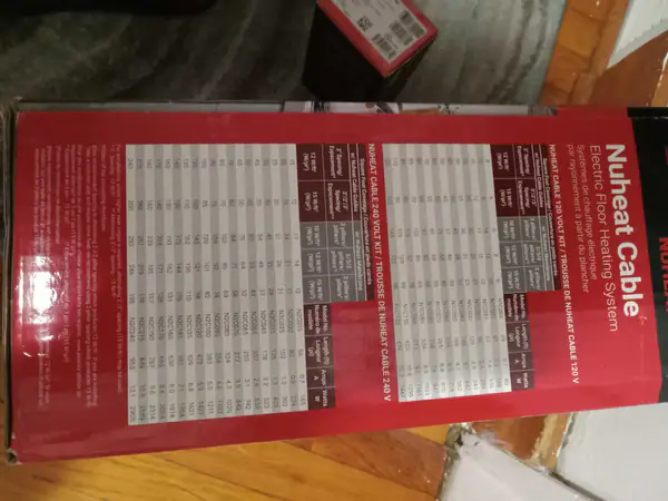Electric floor heating system