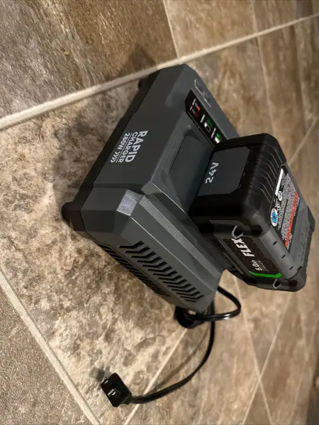 Flex 24V 5.0 Ah Battery FX0121 and  280w Fast Charger  #FX0421