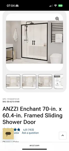 Shower door