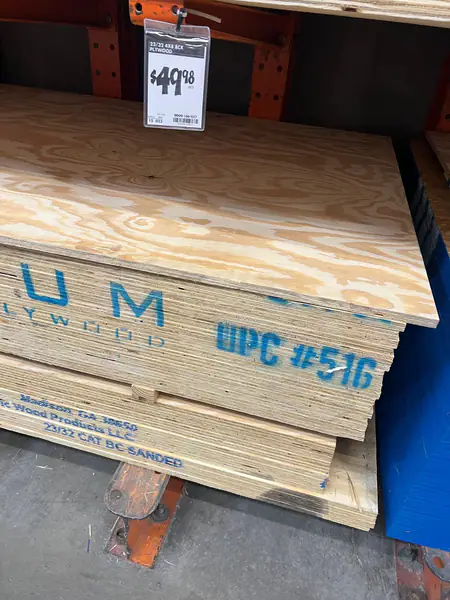 23/32 plywood