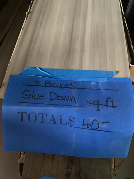 Glue down laminate 