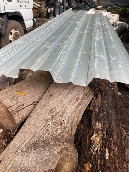2” corrugated steel concrete floor decking (make a reasonable offer)