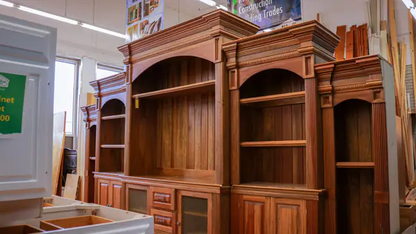 Solid Oak Entertainment Center