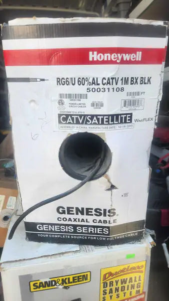 RG6/U 60% AL CATV 1M BX BLK