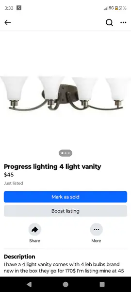 4 light vanity by progress lighting 
