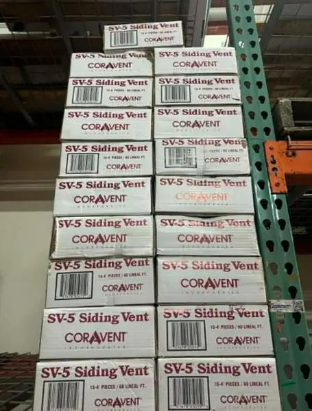 Coravent SV-5 Siding Vent 15-4" Pieces / 60 Lineal FT