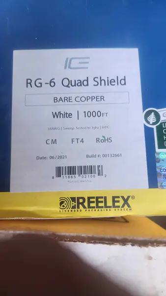 RG-6 QUAD SHIELD WIRE