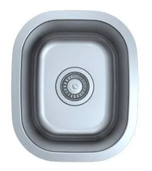 SMALL SINGLE BOWL STAINLESS STEEL KITCHEN SINK 