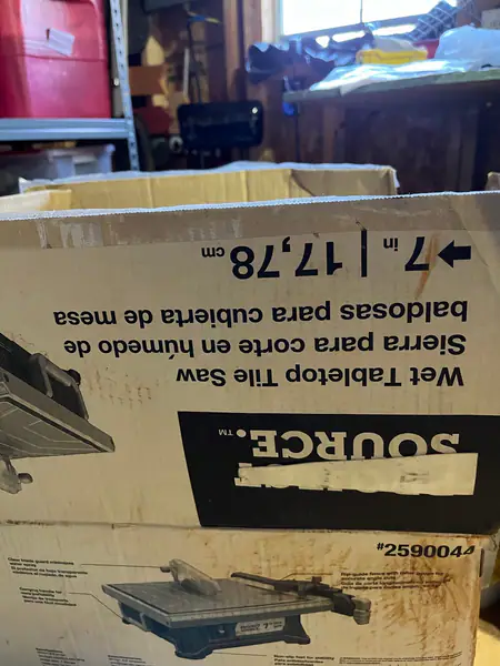 Wet Tabletop Tile Saw