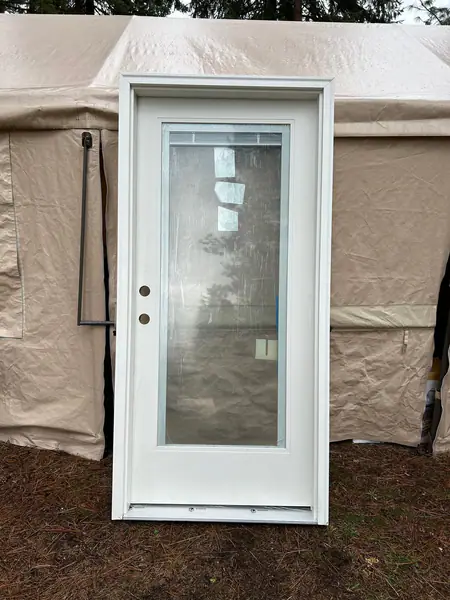 2 Pre-Hung doors w/Blinds