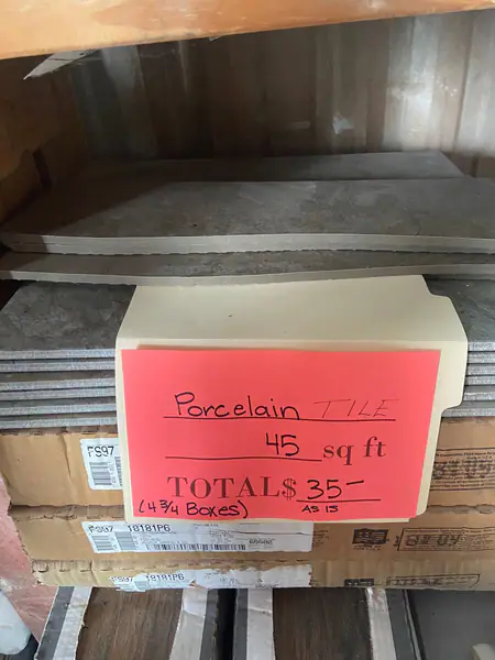 Dark Gray Porcelain Tile