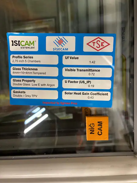 4’x4’ Slider windows with screen 