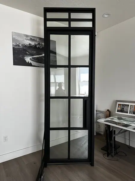 Single Steel Interior Door w/Transom 